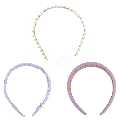 Elegant Cloth Hair Bands AJEW-WH20033-045B-1