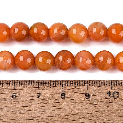 Imitation Lamowork Glass Beads Strands GLAA-Q106-07A-04-1