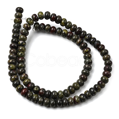 Natural Dragon Blood Beads Strands G-A280-A26-01-1