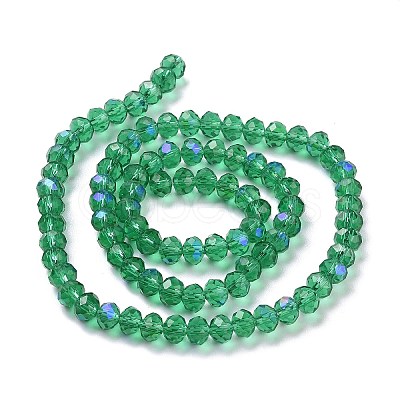 Electroplate Glass Beads Strands X1-EGLA-A034-T6mm-L12-1