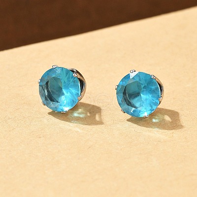 Cubic Zirconia Clip-on Earrings EJEW-L100-01P-01-1