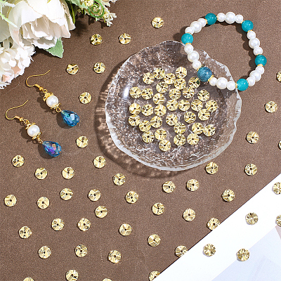 90Pcs Brass Beads KK-BBC0025-87C-1