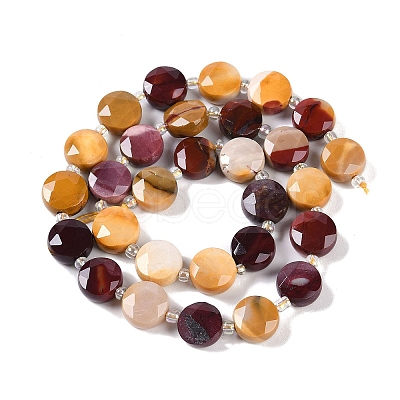 Natural Mookaite Beads Strands G-N342-13-1