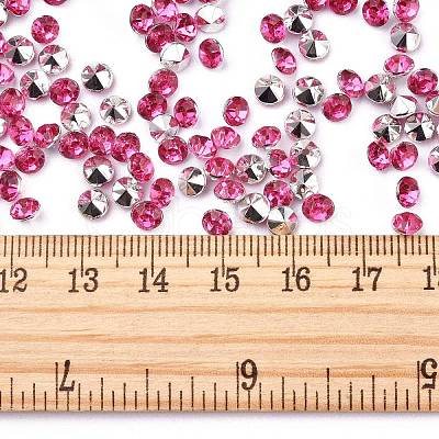 Imitation Taiwan Acrylic Rhinestone Pointed Back Cabochons GACR-A003-4.5mm-02-1