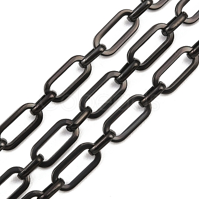 201 Stainless Steel Oval Link Chains CHS-F024-04EB-1