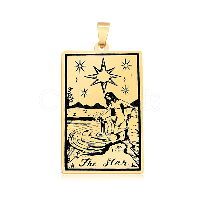 201 Stainless Steel Pendants STAS-S105-LA460-8-1