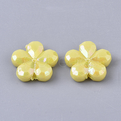 Opaque Acrylic Beads X-MACR-S299-006-1