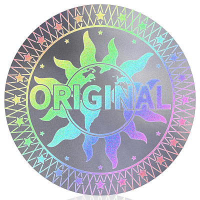 PET Waterproof Self Adhesive Laser Sticker STIC-WH0028-005-1
