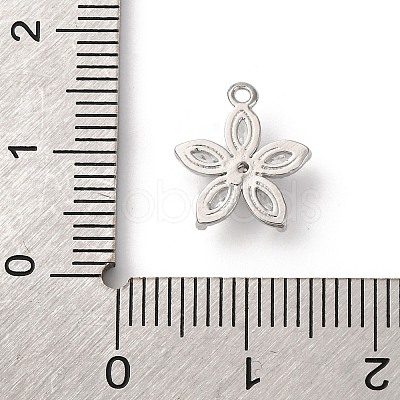 Brass Micro Pave Cubic Zirconia Charms KK-D371-04F-P-1