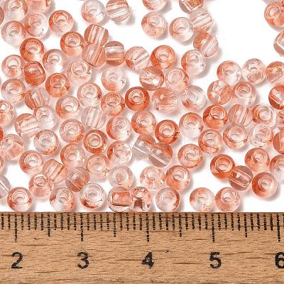Transparent Colours Glass Round Beads SEED-F006-05A-03-1
