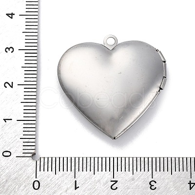 304 Stainless Steel Locket Pendants STAS-S171-13P-01-1