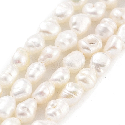 Natural Keshi Pearl Cultured Freshwater Pearl Beads Strands PEAR-P062-25E-X-1
