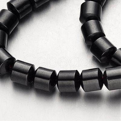 Non-magnetic Synthetic Hematite Bead Strands G-F300-28-09-1