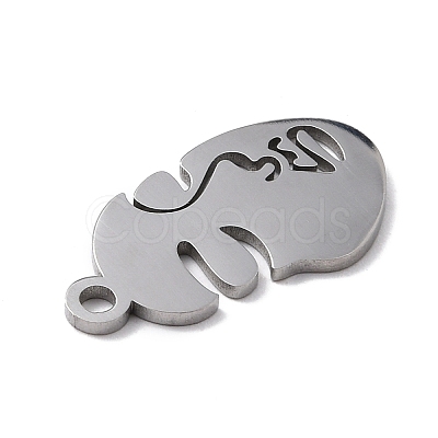 Tarnish Resistant 304 Stainless Steel Pendants STAS-F271-09B-P-1