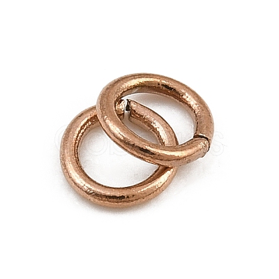 304 Stainless Steel Open Jump Rings SA-CBAF81C-01A-RG-1