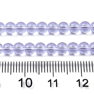 Transparent Glass Beads Strands X-GLAA-T032-T4mm-01-1