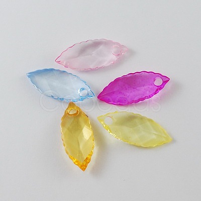 Transparent Acrylic Pendants TACR-R17-M-1