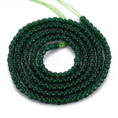Glass Beads Strands GLAA-N041-008F-1