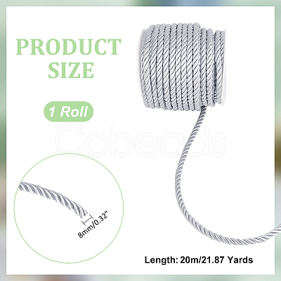 3-Ply Polyester Twisted Cord OCOR-WH0071-038F-1