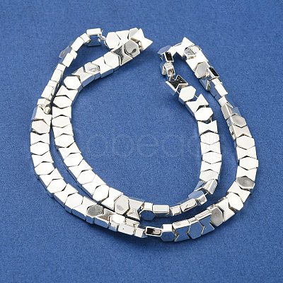 Electroplated Synthetic Non-magnetic Hematite Beads Strands G-C136-A01-04-1