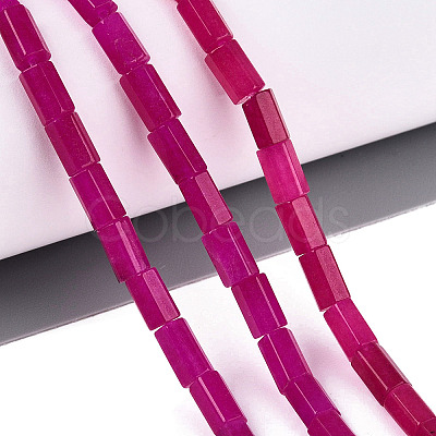 Dyed Natural Malaysia Jade Beads Strands GG-N002-01A-19-1