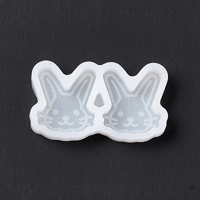 Easter Theme Ear Stud Ornament Silicone Molds DIY-J009-01C-1