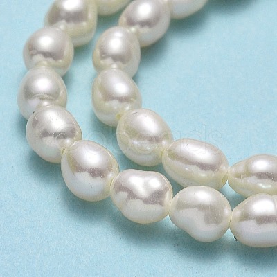 Natural Cultured Freshwater Pearl Beads Strands PEAR-J006-07C-1