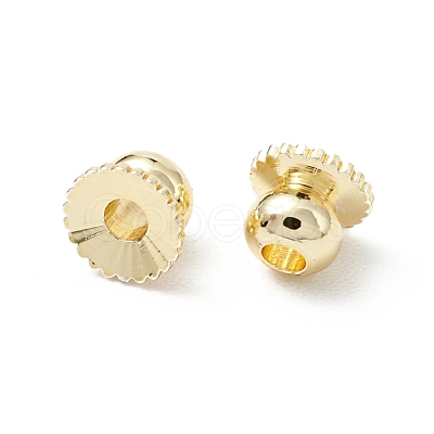 Rack Plating Brass Bead Cap KK-WH0060-03G-02-1