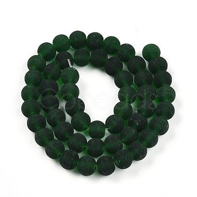 Transparent Glass Beads Strands GLAA-T032-T8mm-MD22-1