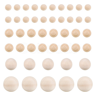 Unfinished Wood Beads WOOD-TA0001-24-1