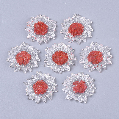 Transparent Clear Epoxy Resin Cabochons LS-CRES-N025-02F-1