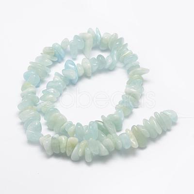 Natural Aquamarine Beads Strands G-F521-03A-1