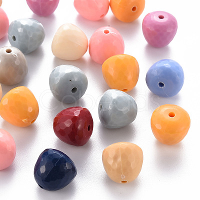 Opaque Acrylic Beads X-MACR-S373-10A-1