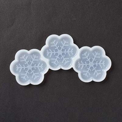 Snowflake Shape Food Grade Silicone Lollipop Molds DIY-D069-15-1