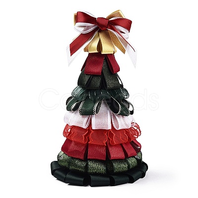 9 Yards 3 Styles Christmas Theme Polyester & Polycotton Ribbons Sets SRIB-A015-01A-04-1