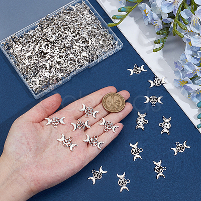200Pcs Tibetan Style Alloy Charms TIBEP-PH0001-89-1