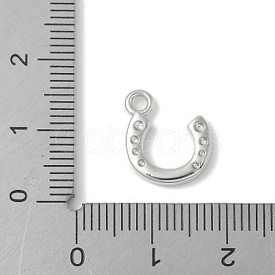U-Shaped Brass Pendants KK-Q091-06P-1