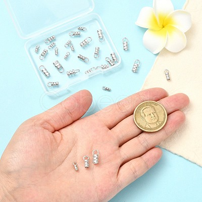 30Pcs 3 Styles Brass Cord End FIND-CJ0004-71-1