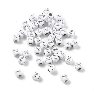 Opaque Acrylic Beads OACR-D282-06Z-1