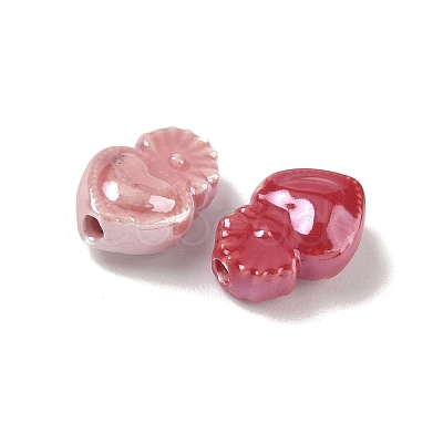 Glazed Porcelain Beads PORC-B005-04-1