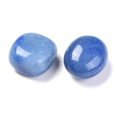 Dyed & Heated Natural Blue Aventurine Beads G-M368-08A-1