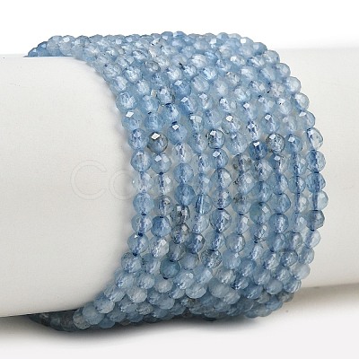 Natural Devil Blue Aquamarine Beads Strands GG-CBAF158-D01-02-1