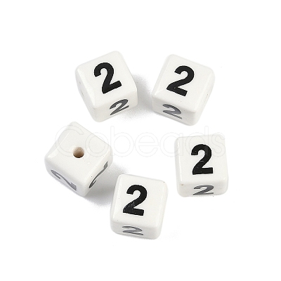 Glazed Porcelain Beads PORC-R003-07-02-1