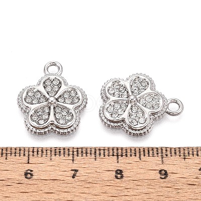 Alloy & Crystal Rhinestone Pendants PALLOY-T095-03P-1