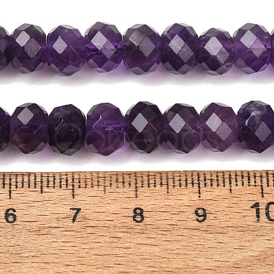Natural Amethyst Beads Strands GG-CBA59DD-A01-5x8mm-1