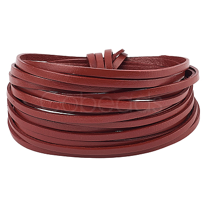 5M Cowhide Leather Cords for DIY Craft WL-GF0001-25A-04-1