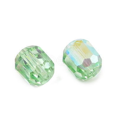Electroplate Column Glass Beads EGLA-A043-02-HP03-1