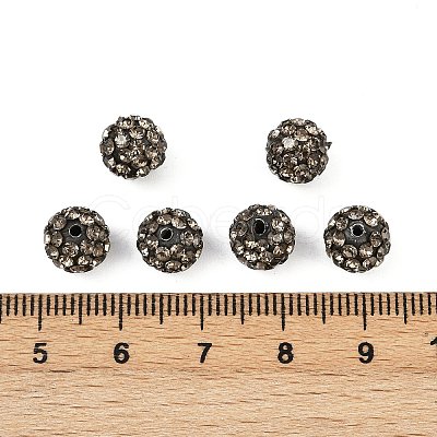 Pave Disco Ball Beads RB-H258-8MM-215-1