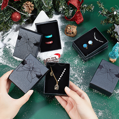10Pcs Cardboard Jewelry Boxes CBOX-PH0002-09B-1