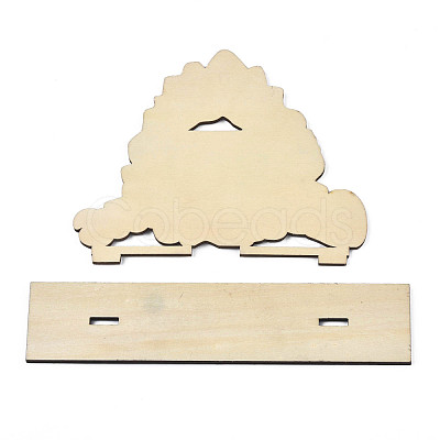 Wood Tabletop Display Decorations WOOD-N005-77-1